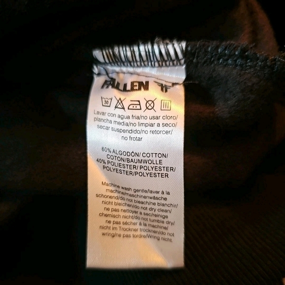 FF FALLEN SKATEBOARDS Blk Red Leopard SKATEBOARDING HOODIE DESIGN RETRO - Picture 3 of 5